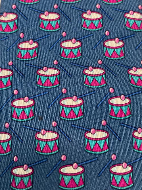 HERMES（エルメス）HERMES (エルメス) ネクタイ ネイビー サイズ:FREEの古着・服飾アイテム