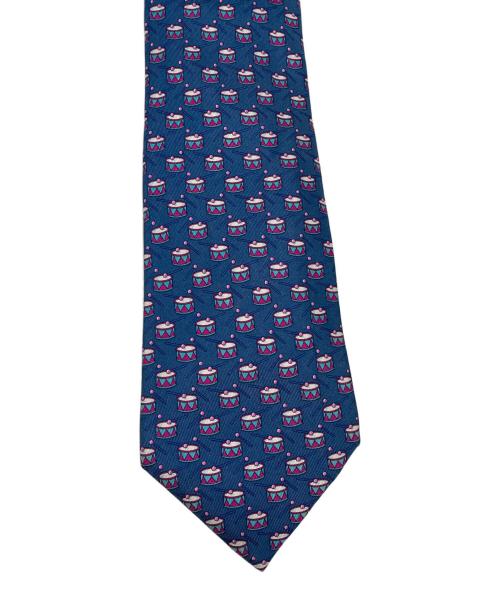 HERMES（エルメス）HERMES (エルメス) ネクタイ ネイビー サイズ:FREEの古着・服飾アイテム