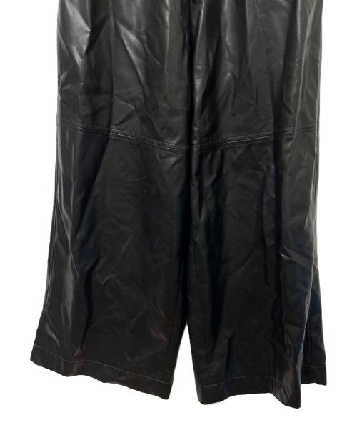 PRANK PROJECT（プランクプロジェクト）PRANK PROJECT (プランクプロジェクト) フェイクレザーパンツ ブラック サイズ:38の古着・服飾アイテム