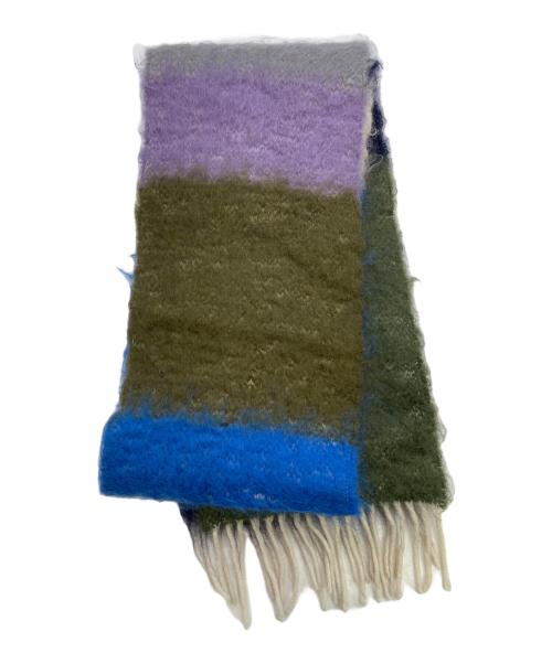 LOEWE（ロエベ）LOEWE (ロエベ) モヘアマフラー マルチカラーの古着・服飾アイテム