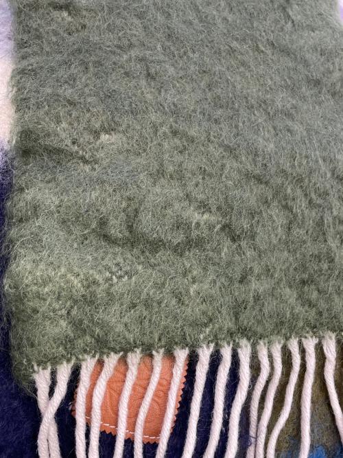 LOEWE（ロエベ）LOEWE (ロエベ) モヘアマフラー マルチカラーの古着・服飾アイテム