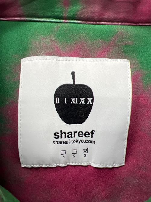 SHAREEF（シャリーフ）SHAREEF (シャリーフ) 半袖シャツ グリーン×ピンク サイズ:3の古着・服飾アイテム