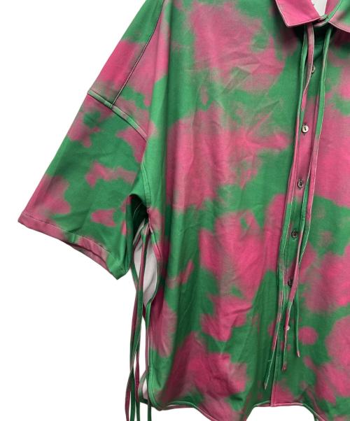 SHAREEF（シャリーフ）SHAREEF (シャリーフ) 半袖シャツ グリーン×ピンク サイズ:3の古着・服飾アイテム