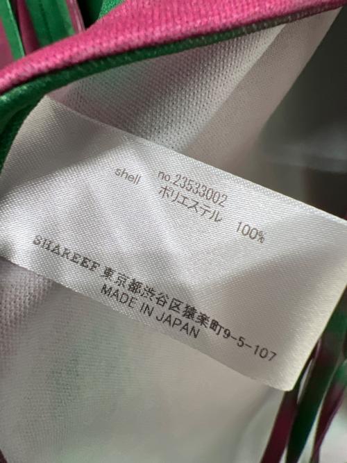 SHAREEF（シャリーフ）SHAREEF (シャリーフ) 半袖シャツ グリーン×ピンク サイズ:3の古着・服飾アイテム