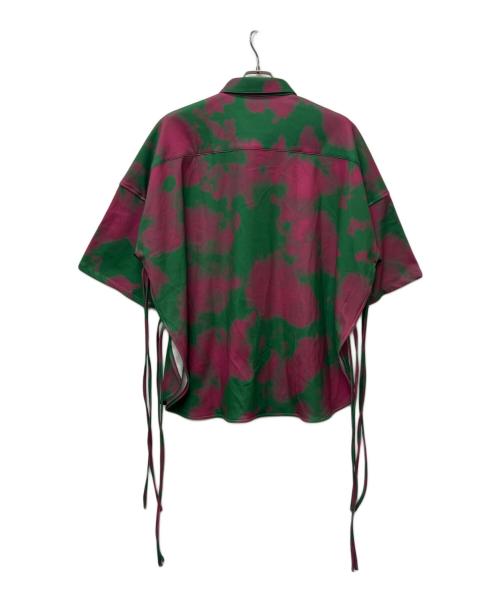 SHAREEF（シャリーフ）SHAREEF (シャリーフ) 半袖シャツ グリーン×ピンク サイズ:3の古着・服飾アイテム