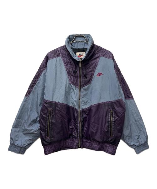 NIKE（ナイキ）NIKE (ナイキ) ブルゾン ブルー×パープル サイズ:XXＬの古着・服飾アイテム