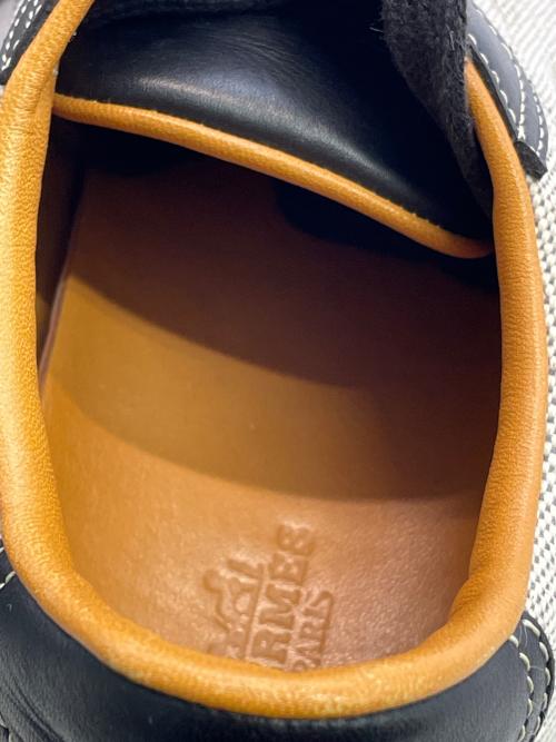 HERMES（エルメス）HERMES (エルメス) スニーカー ブラック サイズ:40 1/2の古着・服飾アイテム