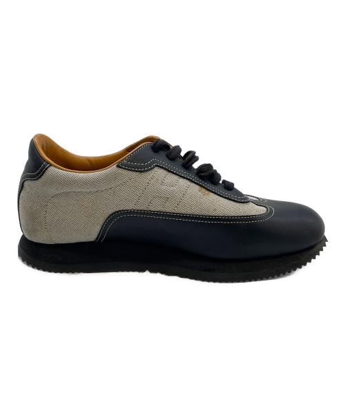 HERMES（エルメス）HERMES (エルメス) スニーカー ブラック サイズ:40 1/2の古着・服飾アイテム