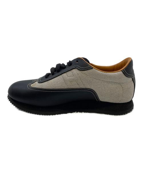 HERMES（エルメス）HERMES (エルメス) スニーカー ブラック サイズ:40 1/2の古着・服飾アイテム