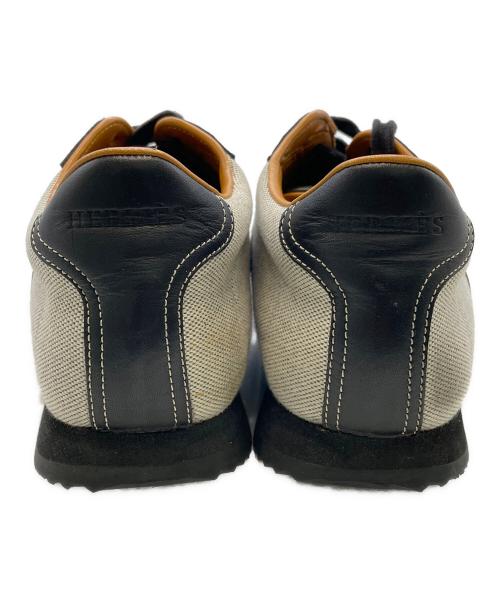 HERMES（エルメス）HERMES (エルメス) スニーカー ブラック サイズ:40 1/2の古着・服飾アイテム