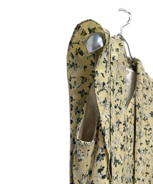Snidel（スナイデル）Snidel (スナイデル) バリエプリントナローワンピ イエロー サイズ:０の古着・服飾アイテム