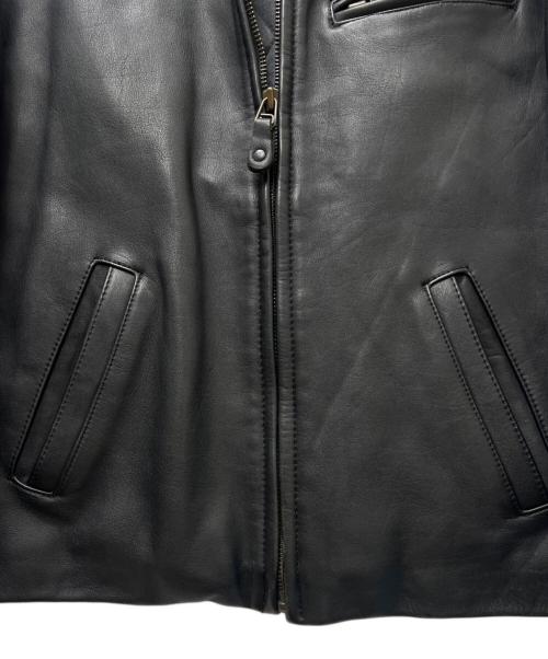 HARLEY-DAVIDSON（ハーレーダビッドソン）HARLEY-DAVIDSON (ハーレーダビッドソン) ライダースジャケット ブラック サイズ:４２の古着・服飾アイテム