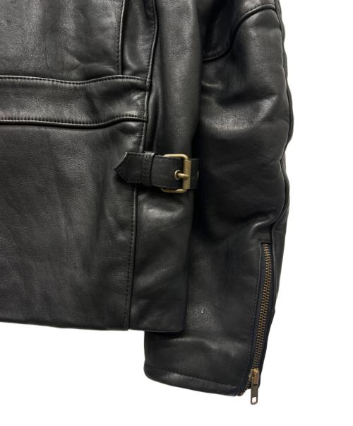 HARLEY-DAVIDSON（ハーレーダビッドソン）HARLEY-DAVIDSON (ハーレーダビッドソン) ライダースジャケット ブラック サイズ:４２の古着・服飾アイテム