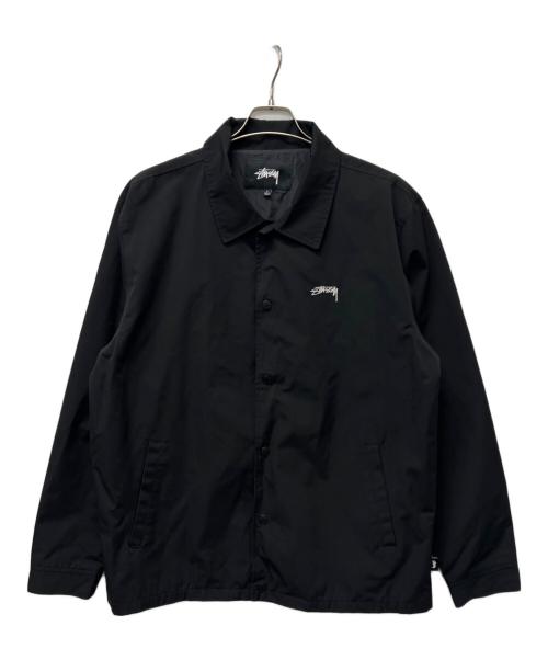 stussy（ステューシー）stussy (ステューシー) コーチジャケット ブラック サイズ:Ｌの古着・服飾アイテム