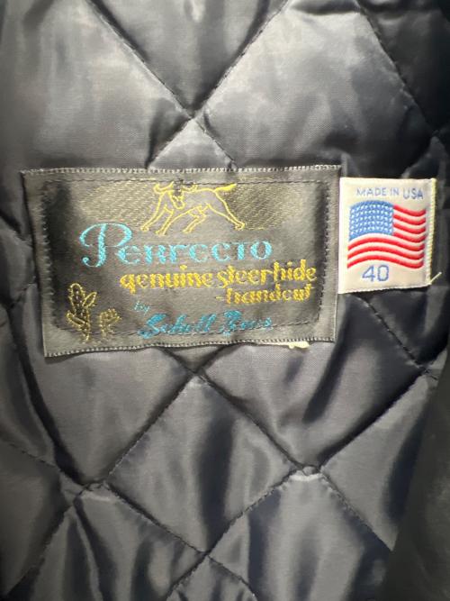 Schott（ショット）Schott (ショット) シングルライダースジャケット ブラック サイズ:４０の古着・服飾アイテム