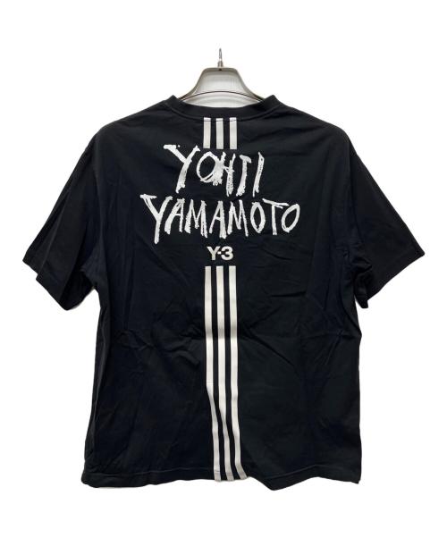 Y-3（ワイスリー）Y-3 (ワイスリー) 半袖カットソー ブラック サイズ:Ｍの古着・服飾アイテム