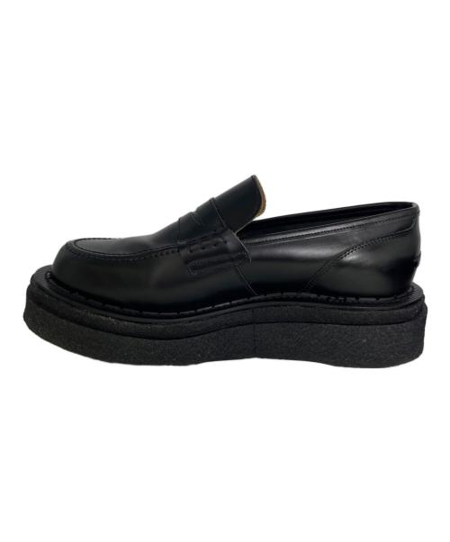 sacai（サカイ）sacai (サカイ) GEORGE COX (ジョージコックス) ローファー ブラック サイズ:9の古着・服飾アイテム