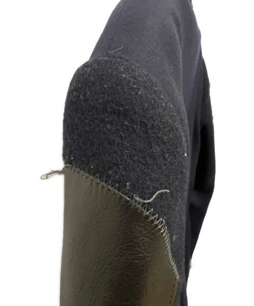 BROOKS BROTHERS（ブルックスブラザーズ）BROOKS BROTHERS (ブルックスブラザーズ) JUNYA WATANABE COMME des GARCONS (ジュンヤワタナベ コムデギャルソン) ライダースドッキングジャケット ブラック サイズ:Ｌの古着・服飾アイテム