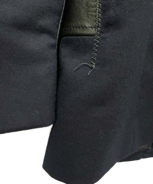 BROOKS BROTHERS（ブルックスブラザーズ）BROOKS BROTHERS (ブルックスブラザーズ) JUNYA WATANABE COMME des GARCONS (ジュンヤワタナベ コムデギャルソン) ライダースドッキングジャケット ブラック サイズ:Ｌの古着・服飾アイテム