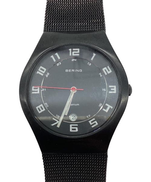 BERING（ベーリング）BERING (ベーリング) 腕時計 ブラックの古着・服飾アイテム