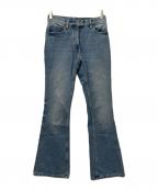 courregesクレージュ）の古着「デニムフレアパンツ」｜ブルー