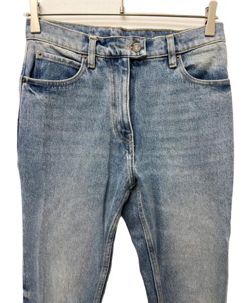 courreges（クレージュ）courreges (クレージュ) デニムフレアパンツ ブルー サイズ:36の古着・服飾アイテム