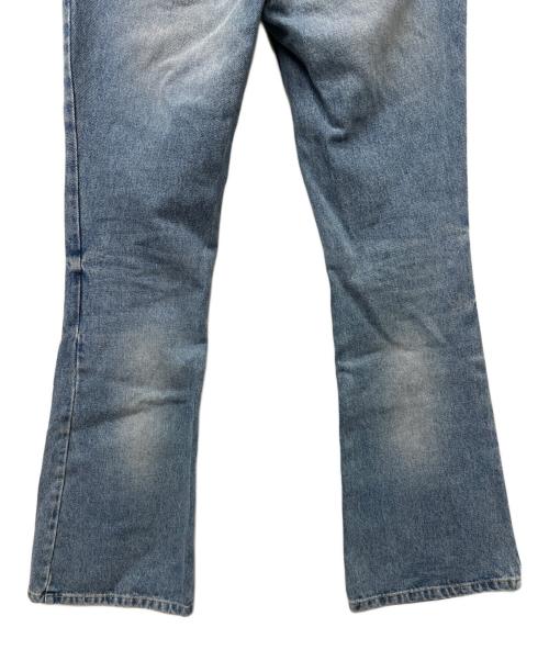 courreges（クレージュ）courreges (クレージュ) デニムフレアパンツ ブルー サイズ:36の古着・服飾アイテム