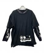 bodysong.ボディソング）の古着「長袖カットソー」｜ブラック
