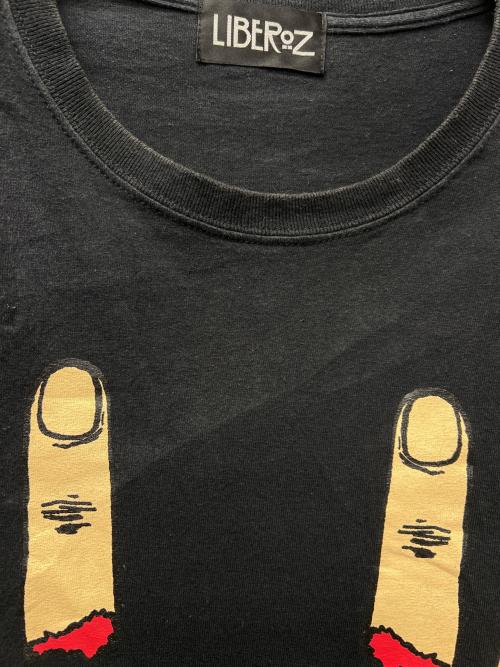 Liberoz（リベルオズ）Liberoz (リベルオズ) 半袖カットソー ブラック×ネイビー サイズ:FREEの古着・服飾アイテム