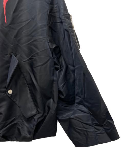 KIDILL（キディル）KIDILL (キディル) ITプリントフライトジャケット ブラック サイズ:４４の古着・服飾アイテム