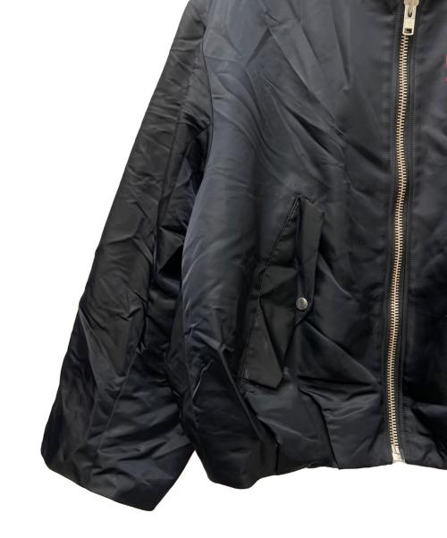 KIDILL（キディル）KIDILL (キディル) ITプリントフライトジャケット ブラック サイズ:４４の古着・服飾アイテム