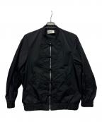 KIDILLキディル）の古着「チャイナボタンナイロンジャケット」｜ブラック