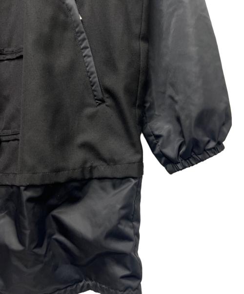 KIDILL（キディル）KIDILL (キディル) チャイナボタンコート ブラック サイズ:４４の古着・服飾アイテム