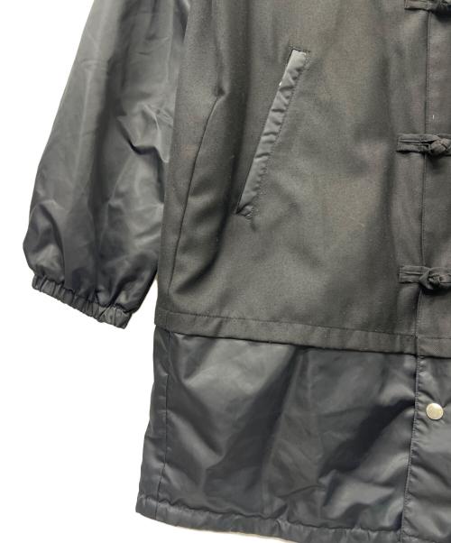 KIDILL（キディル）KIDILL (キディル) チャイナボタンコート ブラック サイズ:４４の古着・服飾アイテム