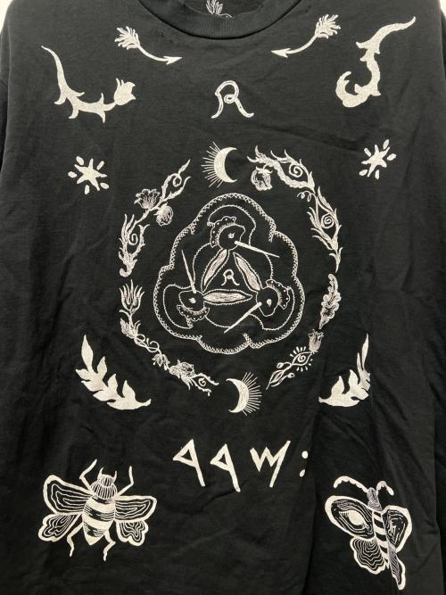 rurumu:（ルルムウ）rurumu: (ルルムウ) 長袖カットソー ブラック サイズ:Ｌの古着・服飾アイテム