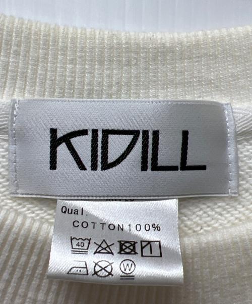 KIDILL（キディル）KIDILL (キディル) クルーネックスウェット ホワイト サイズ:FREEの古着・服飾アイテム