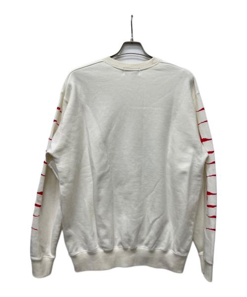 KIDILL（キディル）KIDILL (キディル) クルーネックスウェット ホワイト サイズ:FREEの古着・服飾アイテム