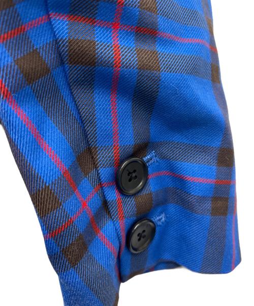 KIDILL（キディル）KIDILL (キディル) プルオーバーパーカー ブラック×ブルー サイズ:FREEの古着・服飾アイテム