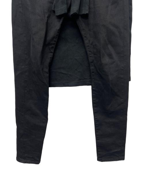 KIDILL（キディル）KIDILL (キディル) EDWIN (エドウィン) Tシャツドッキングデニムパンツ ブラック サイズ:２９の古着・服飾アイテム