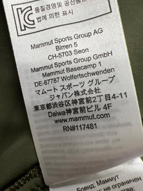 MAMMUT（マムート）MAMMUT (マムート) Macun 2.0 SO Jacket AF Men オリーブ サイズ:ＸＬの古着・服飾アイテム