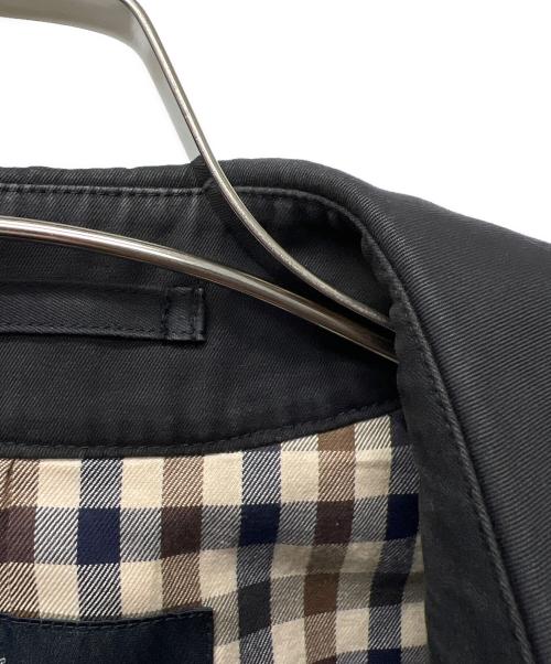 Aquascutum（アクアスキュータム）Aquascutum (アクアスキュータム) トレンチコート ブラック サイズ:３６の古着・服飾アイテム