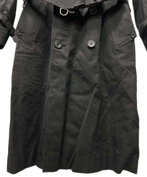 Aquascutum（アクアスキュータム）Aquascutum (アクアスキュータム) トレンチコート ブラック サイズ:３６の古着・服飾アイテム