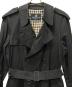 Aquascutum (アクアスキュータム) トレンチコート ブラック サイズ:３６：10000円