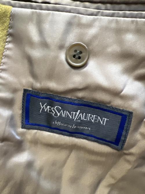 Yves Saint Laurent（イヴサンローラン）Yves Saint Laurent (イヴサンローラン) ウールジャケット カーキ サイズ:AB6の古着・服飾アイテム