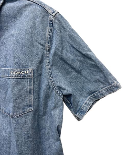 COACH（コーチ）COACH (コーチ) 半袖シャツ インディゴ サイズ:ＸＬの古着・服飾アイテム