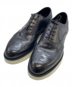 BOTTEGA VENETAボッテガベネタ）の古着「レザーシューズ」｜ブラック