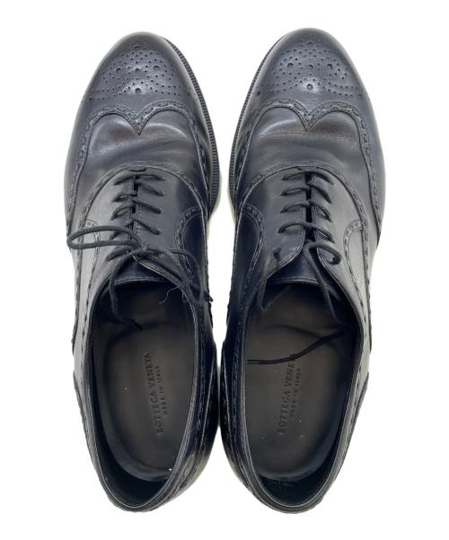 BOTTEGA VENETA（ボッテガベネタ）BOTTEGA VENETA (ボッテガベネタ) レザーシューズ ブラック サイズ:SIZE 43の古着・服飾アイテム