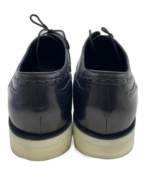 BOTTEGA VENETA（ボッテガベネタ）BOTTEGA VENETA (ボッテガベネタ) レザーシューズ ブラック サイズ:SIZE 43の古着・服飾アイテム