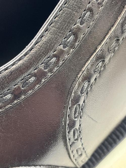 BOTTEGA VENETA（ボッテガベネタ）BOTTEGA VENETA (ボッテガベネタ) レザーシューズ ブラック サイズ:SIZE 43の古着・服飾アイテム