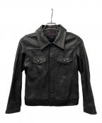 Hysteric Glamourヒステリックグラマー）の古着「レザージャケット」｜ブラック